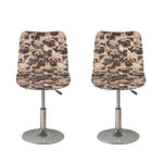 Cute Pug Pattern Print Bar Stool Covers