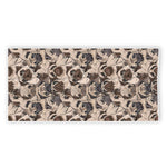Cute Pug Pattern Print Beach Towel