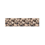 Cute Pug Pattern Print Bed Runner
