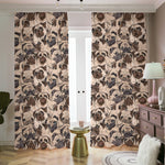 Cute Pug Pattern Print Blackout Pencil Pleat Curtains