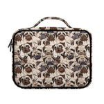 Cute Pug Pattern Print Briefcase Bible Bag