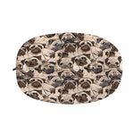 Cute Pug Pattern Print Car Side Mirror Covers
