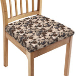 Cute Pug Pattern Print Chair Cushion Cover
