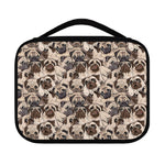 Cute Pug Pattern Print Classic Bible Case