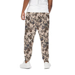 Cute Pug Pattern Print Cotton Pants