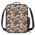 Cute Pug Pattern Print Crossbody Lunch Bag