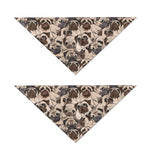 Cute Pug Pattern Print Dog Bandana