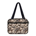 Cute Pug Pattern Print Double Strap Bible Bag