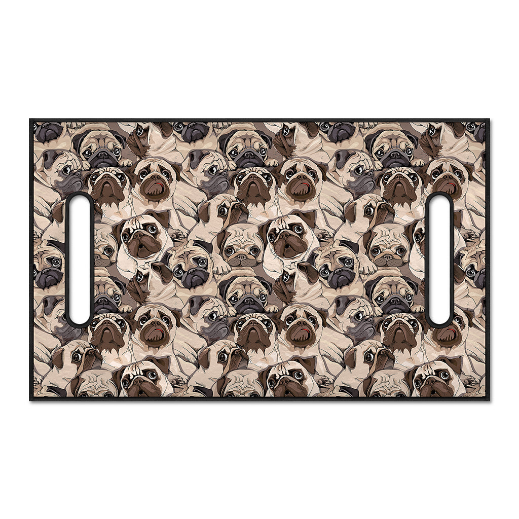 Cute Pug Pattern Print Golf Cart Seat Cover