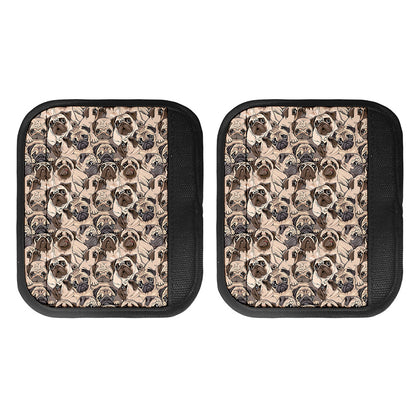 Cute Pug Pattern Print Handle Covers