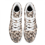 Cute Pug Pattern Print High Top Leather Sneakers