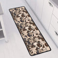 Cute Pug Pattern Print Long Kitchen Mat
