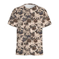 Cute Pug Pattern Print Men's Athletic T-Shirt