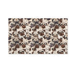 Cute Pug Pattern Print Polyester Flag