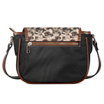 Cute Pug Pattern Print Saddle Bag