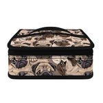 Cute Pug Pattern Print Small Lunch Bag