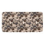 Cute Pug Pattern Print Towel