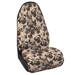 Cute Pug Pattern Print Waterproof Car Seat Cover