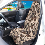 Cute Pug Pattern Print Waterproof Car Seat Cover