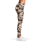 Cute Pug Pattern Print Women's Leggings