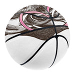 Cute Pug With Glasses Print Basketball