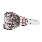 Cute Pug With Glasses Print Bicycle Seat Cover