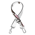 Cute Pug With Glasses Print Dog Seat Belt