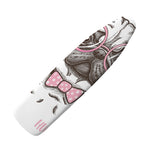 Cute Pug With Glasses Print Ironing Board Cover