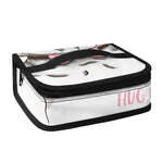 Cute Pug With Glasses Print Small Lunch Bag