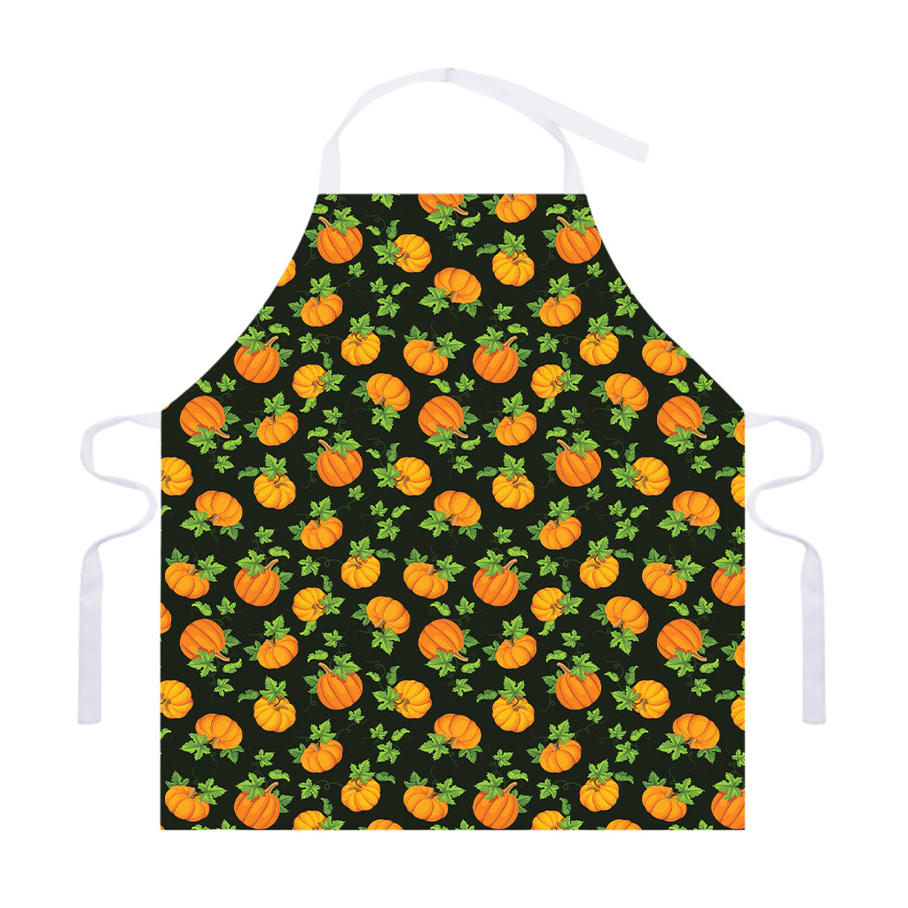 Cute Pumpkin Pattern Print Adjustable Apron