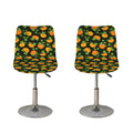 Cute Pumpkin Pattern Print Bar Stool Covers