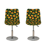 Cute Pumpkin Pattern Print Bar Stool Covers