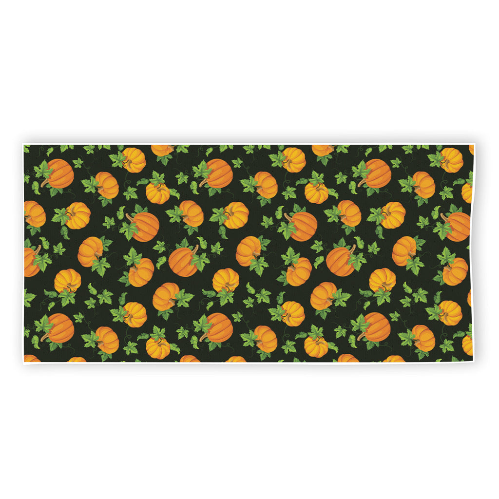 Cute Pumpkin Pattern Print Beach Towel
