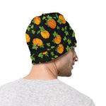 Cute Pumpkin Pattern Print Beanie