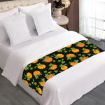 Cute Pumpkin Pattern Print Bed Runner