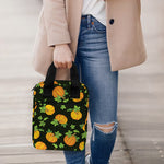 Cute Pumpkin Pattern Print Bible Tote Bag