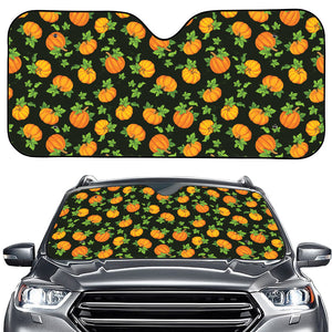 Cute Pumpkin Pattern Print Car Windshield Sun Shade