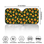 Cute Pumpkin Pattern Print Car Windshield Sun Shade