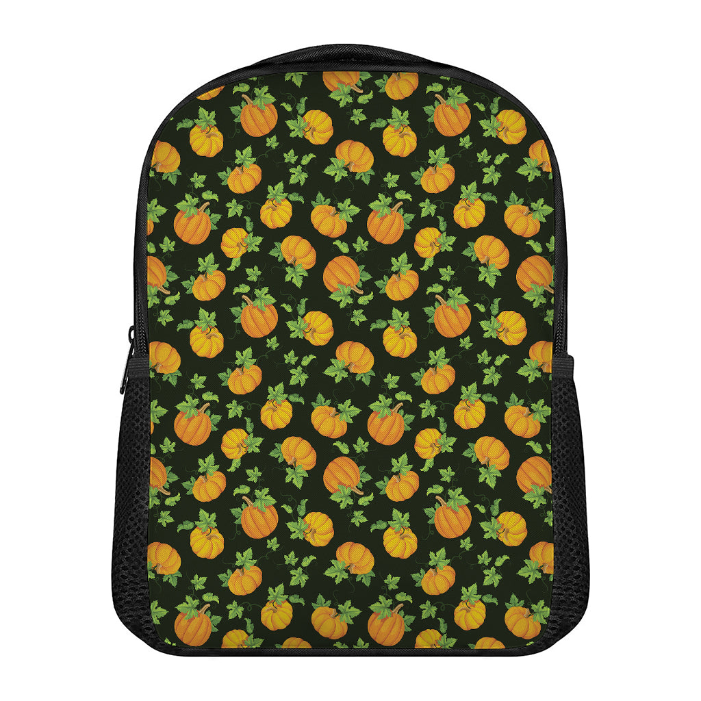 Cute Pumpkin Pattern Print Casual Backpack