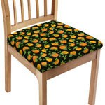 Cute Pumpkin Pattern Print Chair Cushion Cover