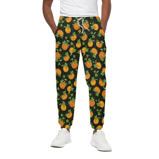 Cute Pumpkin Pattern Print Cotton Pants