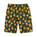 Cute Pumpkin Pattern Print Cotton Shorts