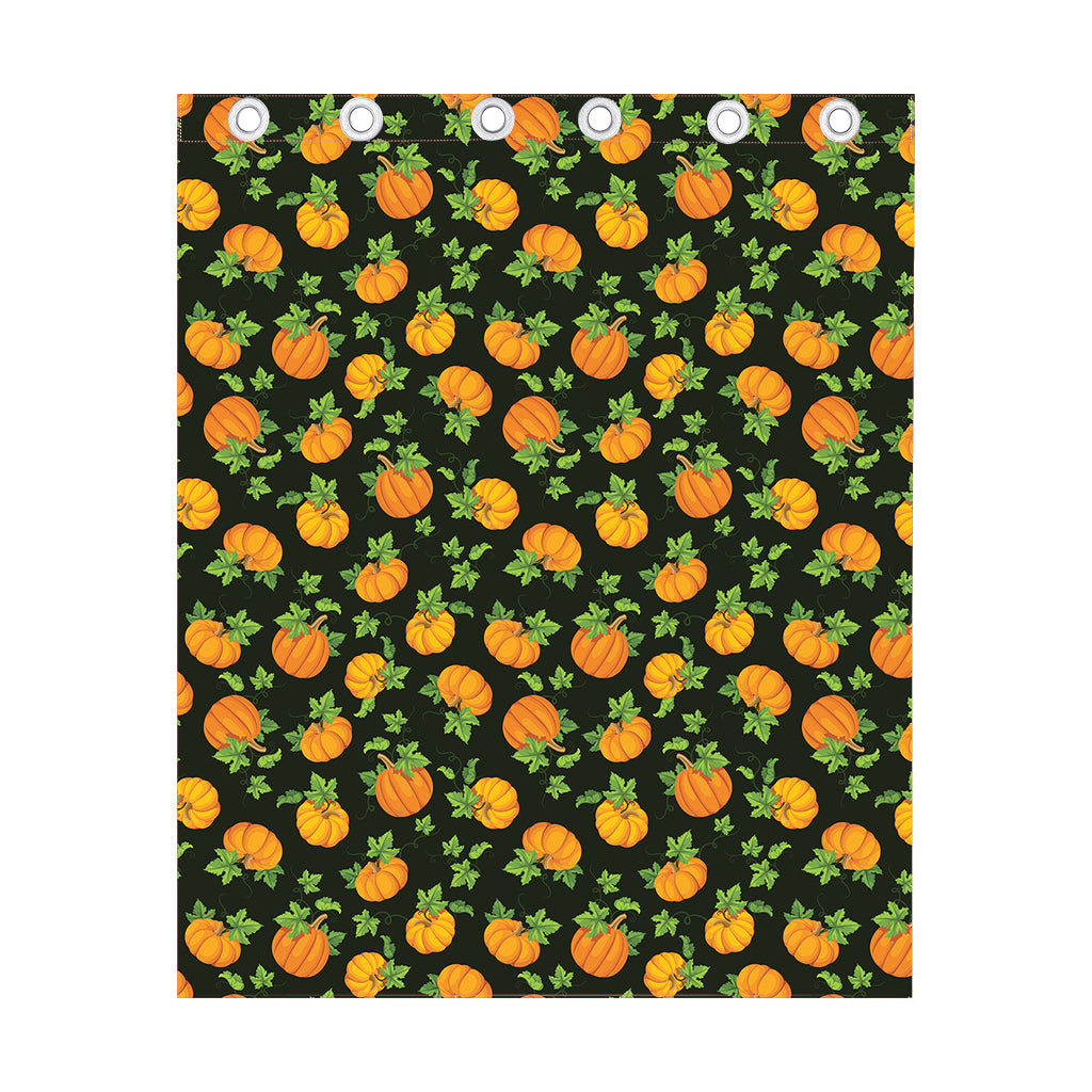 Cute Pumpkin Pattern Print Curtain