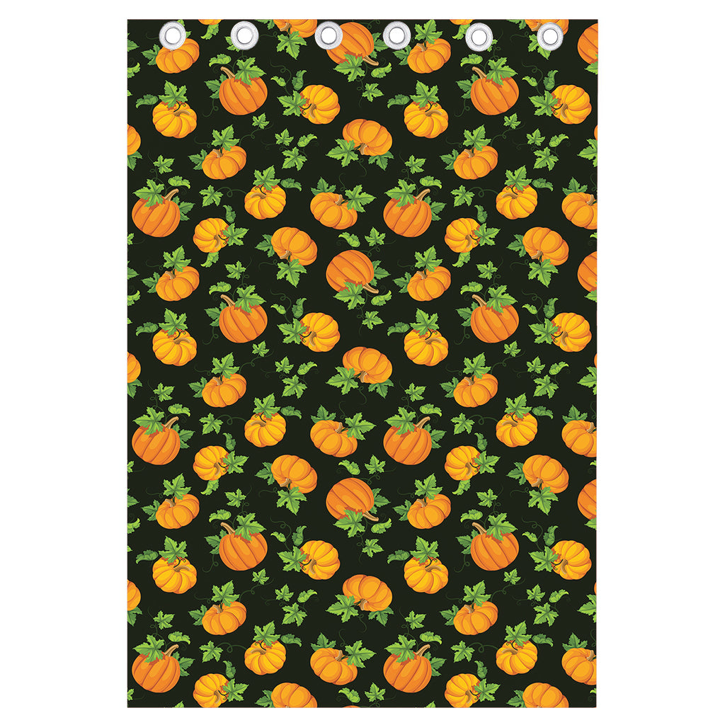 Cute Pumpkin Pattern Print Curtain