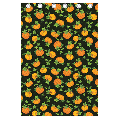 Cute Pumpkin Pattern Print Curtain