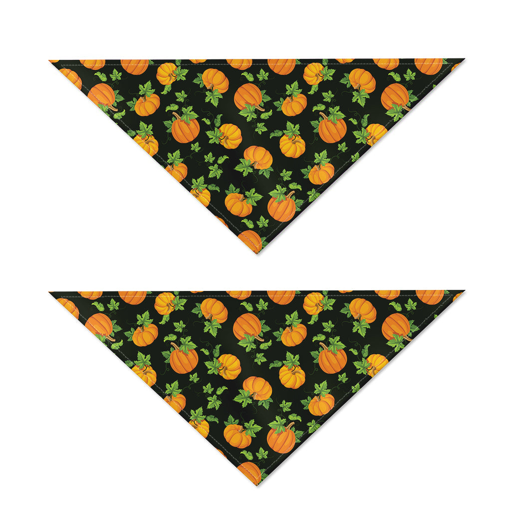 Cute Pumpkin Pattern Print Dog Bandana