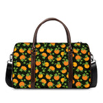 Cute Pumpkin Pattern Print Duffle Bag