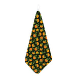 Cute Pumpkin Pattern Print Hand Towel