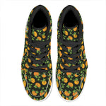 Cute Pumpkin Pattern Print High Top Leather Sneakers