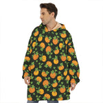 Cute Pumpkin Pattern Print Hoodie Blanket